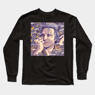 Mads Mikkelsen. Hannibal illustration art Long Sleeve T-Shirt